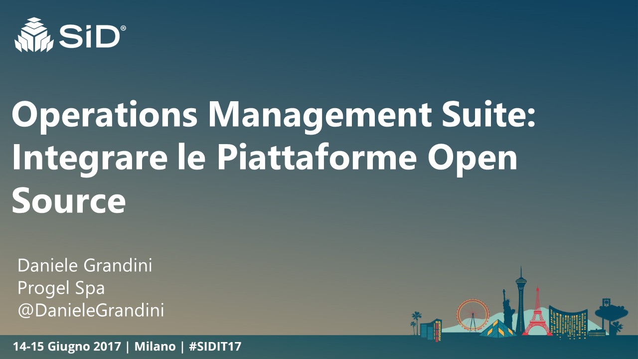 OMS: Integrare le Piattaforme Open Source